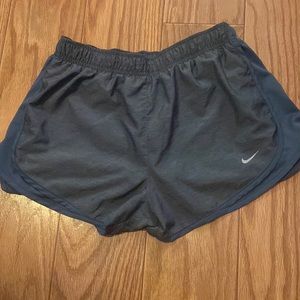 Blue/grey Nike Dri-Fit shorts Size Medium